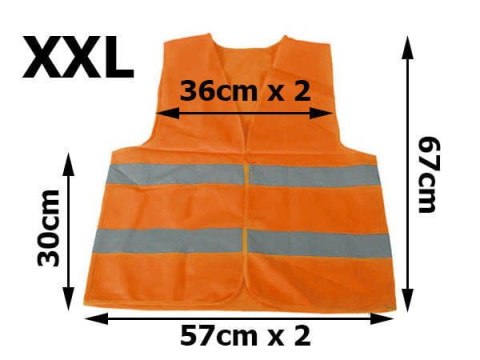 Kamizelka Odblaskowa Pomarańczowa (XL) Kamizelka Odblaskowa Pomarańczowa (XL)