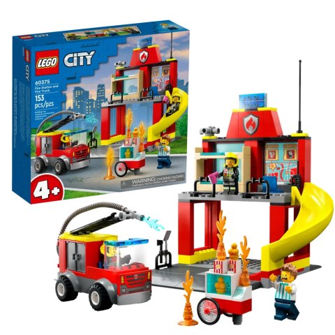 60375 - LEGO City - Remiza strażacka i wóz strażacki 60375 - LEGO City - Remiza strażacka i wóz strażacki