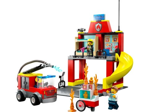 60375 - LEGO City - Remiza strażacka i wóz strażacki 60375 - LEGO City - Remiza strażacka i wóz strażacki