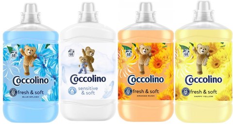 Zestaw 4 Płynów Coccolino Core MIX 4 x 1700ml Zestaw 4 Płynów Coccolino Core MIX 4 x 1700ml