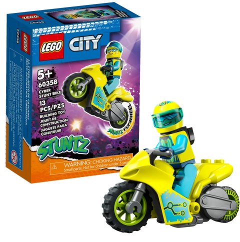 60358 - LEGO City - Cybermotocykl kaskaderski 60358 - LEGO City - Cybermotocykl kaskaderski