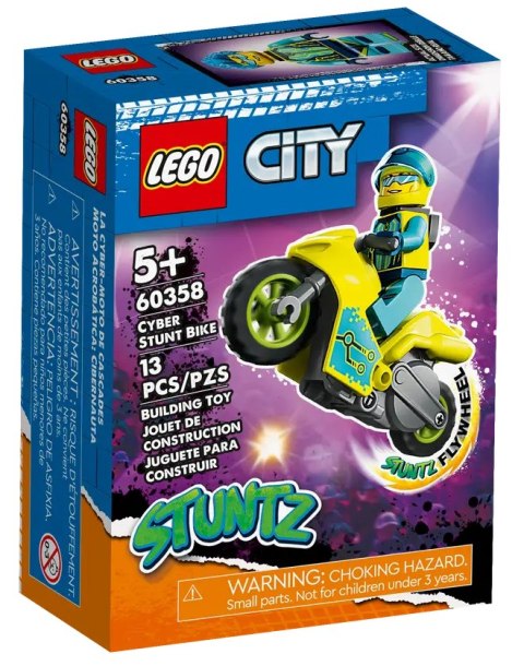 60358 - LEGO City - Cybermotocykl kaskaderski 60358 - LEGO City - Cybermotocykl kaskaderski