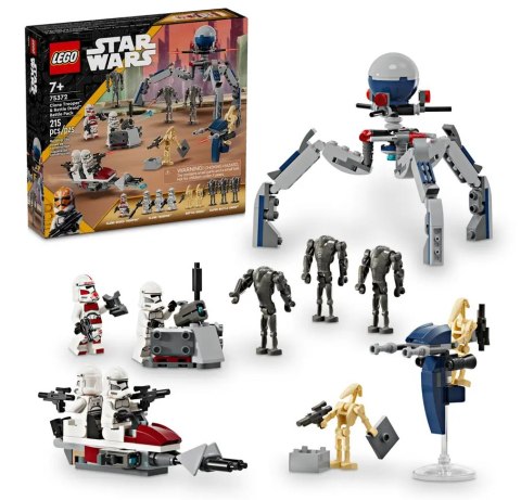 75372 - LEGO Star Wars - Zestaw bitewny z żołnierzem armii klonów™ i droidem bojowym™ 75372 - LEGO Star Wars - Zestaw bitewny z żołnierzem armii klonów™ i droidem bojowym™
