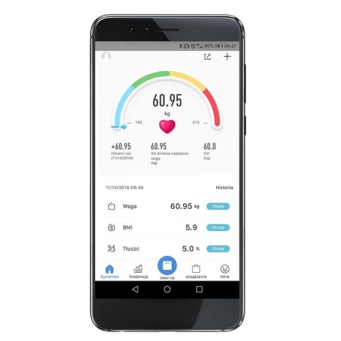 Waga 180kg z funkcją bluetooth W9993 Waga 180kg z funkcją bluetooth W9993