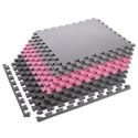 MP10 MATA PUZZLE POD SPRZĘT PINK-GREY 9 ELEMENTÓW 10MM