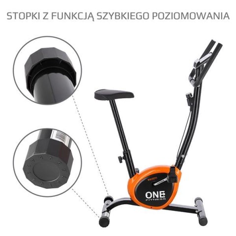 RW3011 BLACK-ORANGE ROWER MECHANICZNY ONE FITNESS RW3011 BLACK-ORANGE ROWER MECHANICZNY ONE FITNESS