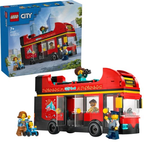 60407 - LEGO City - Czerwony, piętrowy autokar 60407 - LEGO City - Czerwony, piętrowy autokar