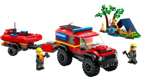 60412 - LEGO City - Terenowy wóz strażacki z łodzią ratunkową 60412 - LEGO City - Terenowy wóz strażacki z łodzią ratunkową