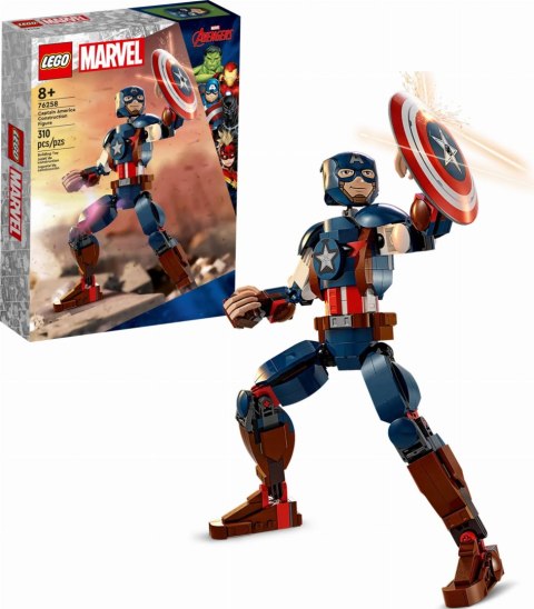 76258 - LEGO Super Heroes - Figurka Kapitana Ameryki do zbudowania 76258 - LEGO Super Heroes - Figurka Kapitana Ameryki do zbudowania