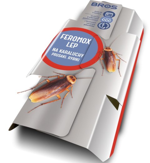 BROS - Feromox standard - lep na karaluchy, prusaki, rybiki - 1 szt. BROS - Feromox standard - lep na karaluchy, prusaki, rybiki - 1 szt.