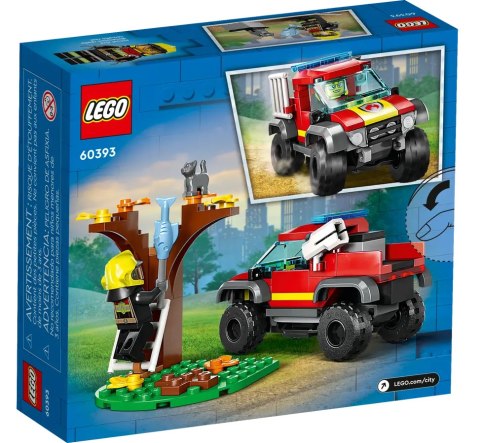 60393 - LEGO City - Wóz strażacki 4x4 - misja ratunkowa 60393 - LEGO City - Wóz strażacki 4x4 - misja ratunkowa