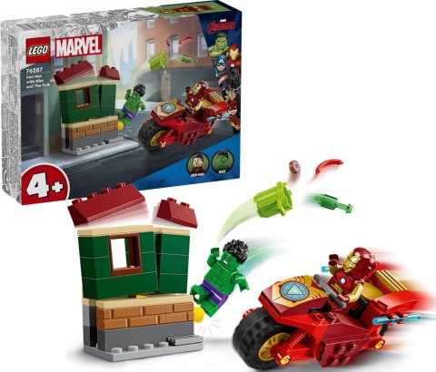 76287 - LEGO Super Heroes - Iron Man z motocyklem i Hulk 76287 - LEGO Super Heroes - Iron Man z motocyklem i Hulk