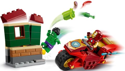 76287 - LEGO Super Heroes - Iron Man z motocyklem i Hulk 76287 - LEGO Super Heroes - Iron Man z motocyklem i Hulk