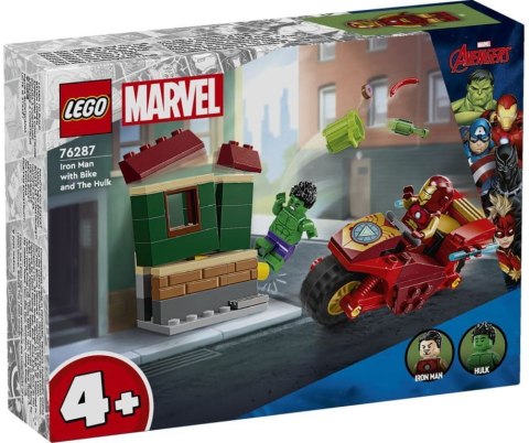 76287 - LEGO Super Heroes - Iron Man z motocyklem i Hulk 76287 - LEGO Super Heroes - Iron Man z motocyklem i Hulk