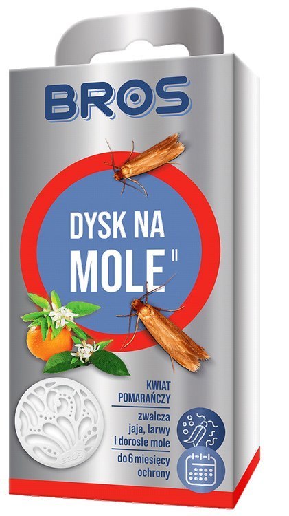 BROS - dysk na mole kwiat pomarańczy - 1 szt. BROS - dysk na mole kwiat pomarańczy - 1 szt.