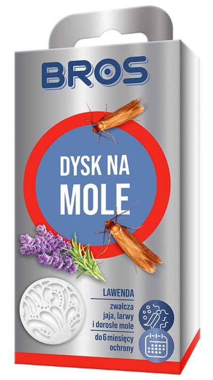 BROS - dysk na mole lawenda - 1 szt. BROS - dysk na mole lawenda - 1 szt.