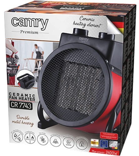 Nagrzewnica Ceramiczna 2400W CAMRY CR 7743 Nagrzewnica Ceramiczna 2400W CAMRY CR 7743