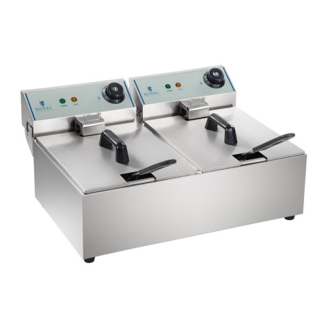 Frytownica elektryczna podwójna 2x5L Frytownica elektryczna podwójna 2x5L