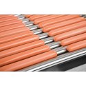 Grill rolkowy z pokrywą roller grill podgrzewacz do parówek 11 rolek