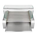 Grill rolkowy z pokrywą roller grill podgrzewacz do parówek 11 rolek