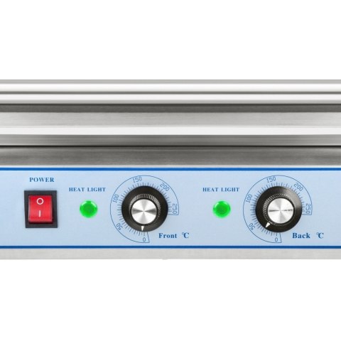 Grill rolkowy z pokrywą roller grill podgrzewacz do parówek 11 rolek Grill rolkowy z pokrywą roller grill podgrzewacz do parówek 11 rolek