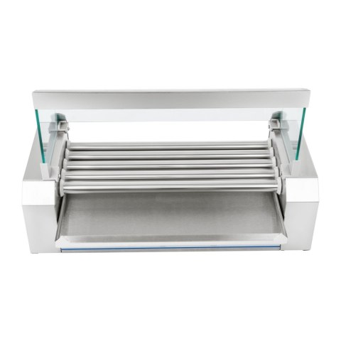 Grill rolkowy z pokrywą roller grill podgrzewacz do parówek 5 rolek Grill rolkowy z pokrywą roller grill podgrzewacz do parówek 5 rolek