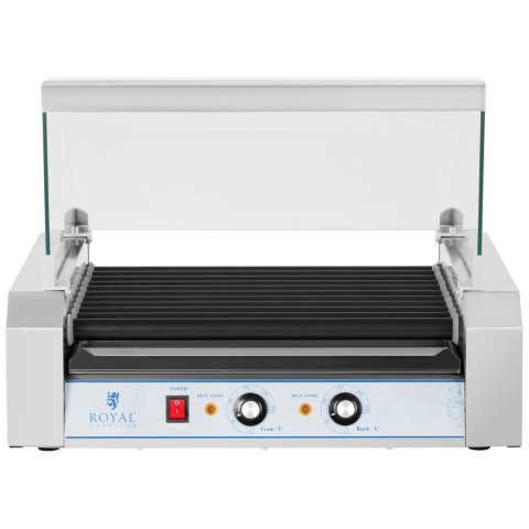 Grill rolkowy z szybą Roller grill z rolkami z teflonu 11T Grill rolkowy z szybą Roller grill z rolkami z teflonu 11T