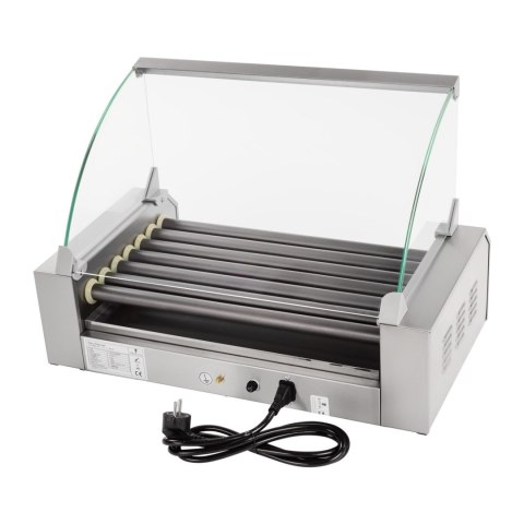 Grill rolkowy z szybą Roller grill z rolkami z teflonu 7T Grill rolkowy z szybą Roller grill z rolkami z teflonu 7T