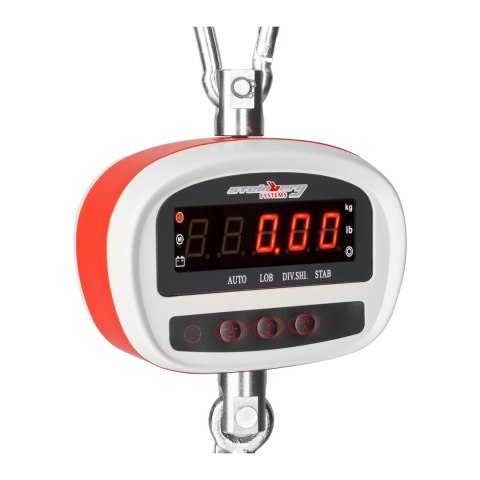 Waga hakowa wisząca z pilotem 300kg - LED Waga hakowa wisząca z pilotem 300kg - LED