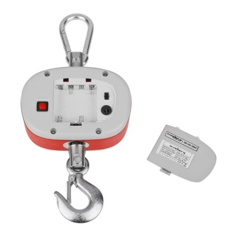 Waga hakowa wisząca z pilotem 300kg - LED Waga hakowa wisząca z pilotem 300kg - LED
