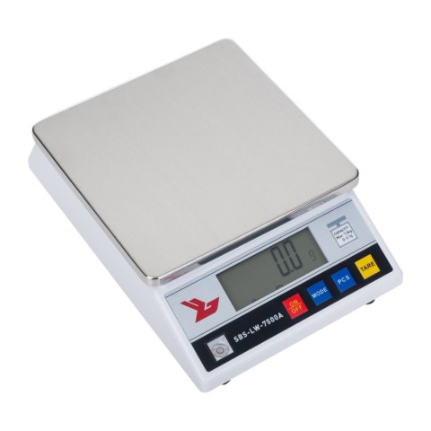 Waga precyzyjna dokładna SBS-LW-7500A LCD dokł. 0,1g do 7500g Waga precyzyjna dokładna SBS-LW-7500A LCD dokł. 0,1g do 7500g