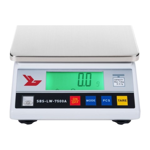 Waga precyzyjna dokładna SBS-LW-7500A LCD dokł. 0,1g do 7500g Waga precyzyjna dokładna SBS-LW-7500A LCD dokł. 0,1g do 7500g