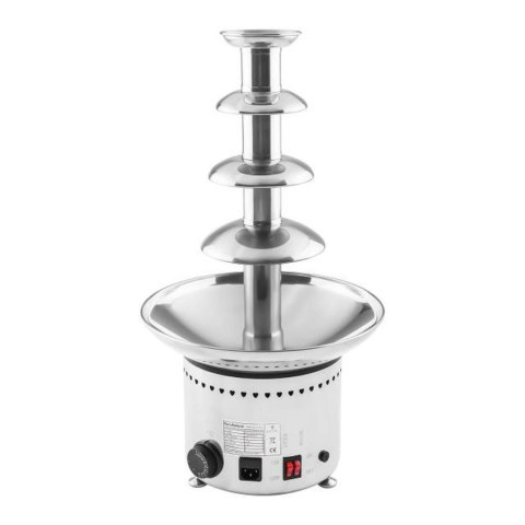 Fontanna do FONDUE z czekolady stalowa 4 piętra 230W Fontanna do FONDUE z czekolady stalowa 4 piętra 230W