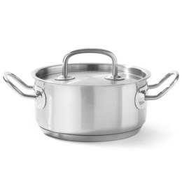 Garnek niski Kitchen Line z pokrywką 4,9 l śr. 240 x 110 h - Hendi 836026