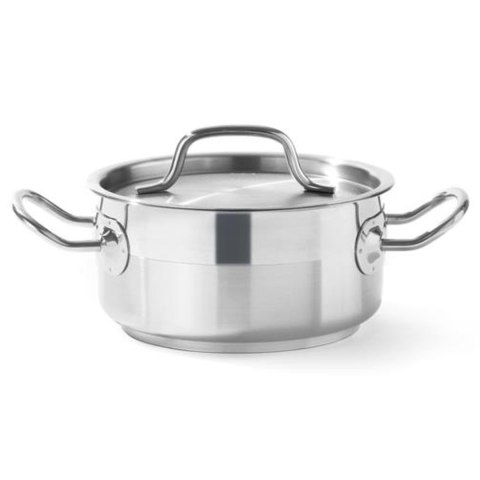Garnek niski Profi Line z pokrywką 2,8 l śr. 200 x 90 h - Hendi 830208 Garnek niski Profi Line z pokrywką 2,8 l śr. 200 x 90 h - Hendi 830208