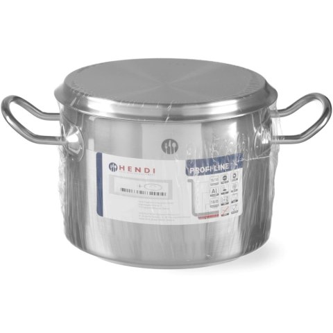 Garnek średni Profi Line z pokrywką 4 l śr. 200 x 130 h - Hendi 831205 Garnek średni Profi Line z pokrywką 4 l śr. 200 x 130 h - Hendi 831205