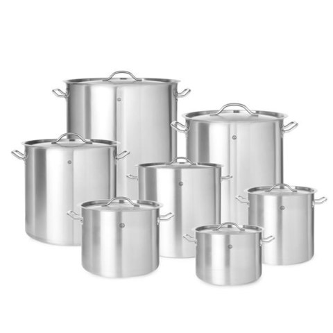 Garnek średni z pokrywką Budget Line 24 l 360x240 - Hendi 832844 Garnek średni z pokrywką Budget Line 24 l 360x240 - Hendi 832844