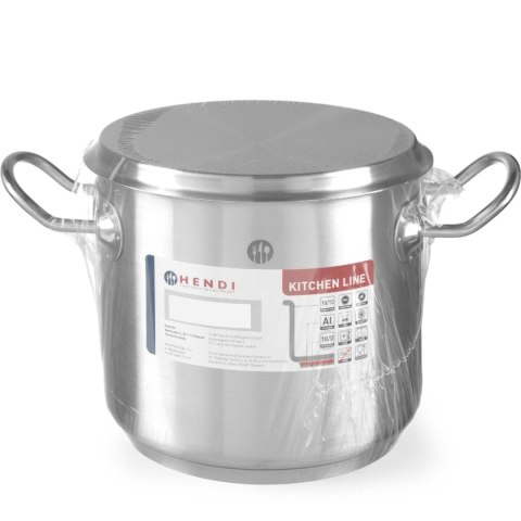 Garnek wysoki Kitchen Line z pokrywką 13,5 l śr. 280 x 220 h - Hendi 837405 Garnek wysoki Kitchen Line z pokrywką 13,5 l śr. 280 x 220 h - Hendi 837405