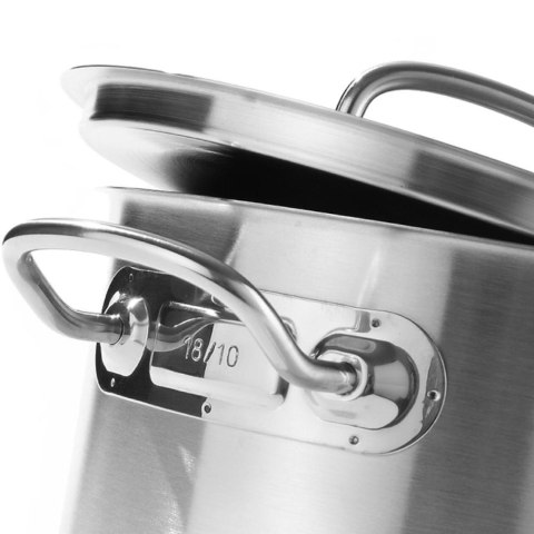 Garnek wysoki Kitchen Line z pokrywką 13,5 l śr. 280 x 220 h - Hendi 837405 Garnek wysoki Kitchen Line z pokrywką 13,5 l śr. 280 x 220 h - Hendi 837405