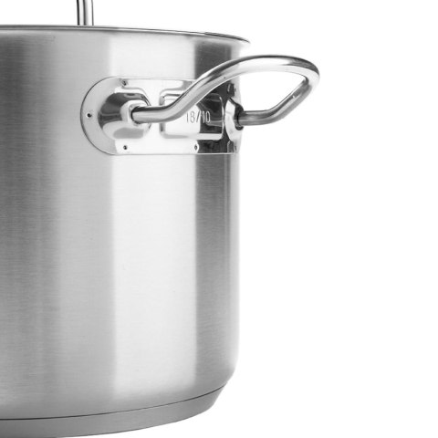 Garnek wysoki Kitchen Line z pokrywką 13,5 l śr. 280 x 220 h - Hendi 837405 Garnek wysoki Kitchen Line z pokrywką 13,5 l śr. 280 x 220 h - Hendi 837405