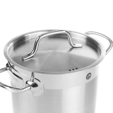 Garnek wysoki Profi Line z pokrywką dno Sandwich 37 l śr. 360 x 360 h - Hendi 832707 Garnek wysoki Profi Line z pokrywką dno Sandwich 37 l śr. 360 x 360 h - Hendi 832707