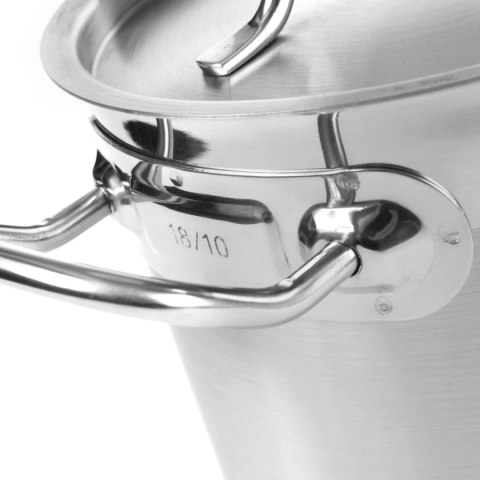 Garnek wysoki Profi Line z pokrywką dno Sandwich 37 l śr. 360 x 360 h - Hendi 832707 Garnek wysoki Profi Line z pokrywką dno Sandwich 37 l śr. 360 x 360 h - Hendi 832707