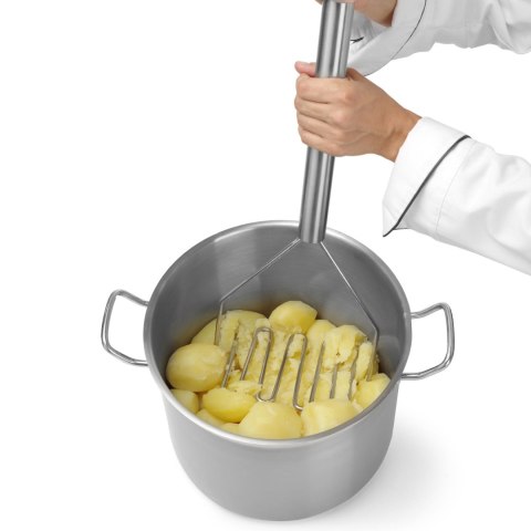 Garnek wysoki Profi Line z pokrywką dno Sandwich 37 l śr. 360 x 360 h - Hendi 832707 Garnek wysoki Profi Line z pokrywką dno Sandwich 37 l śr. 360 x 360 h - Hendi 832707