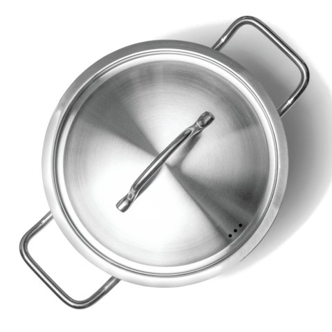 Garnek wysoki Profi Line z pokrywką dno Sandwich 6 l śr. 200 x 190 h - Hendi 832202 Garnek wysoki Profi Line z pokrywką dno Sandwich 6 l śr. 200 x 190 h - Hendi 832202