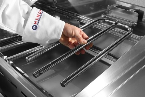 Grill gazowy "Green Fire" 4 palniki 22kW mobilny - Hendi 149614 Grill gazowy "Green Fire" 4 palniki 22kW mobilny - Hendi 149614
