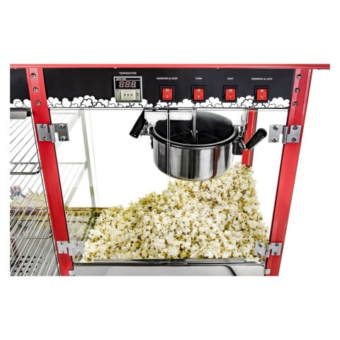 Maszyna do popcornu z witryną grzewczą Royal Catering Maszyna do popcornu z witryną grzewczą Royal Catering