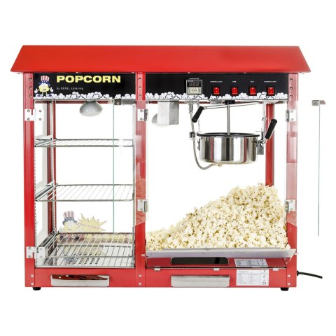 Maszyna do popcornu z witryną grzewczą Royal Catering Maszyna do popcornu z witryną grzewczą Royal Catering