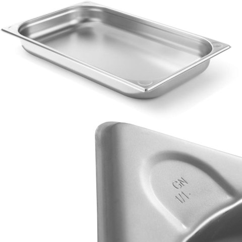 Pojemnik GN 1/1 stalowy Kitchen Line wys. 40 mm - Hendi 806111 Pojemnik GN 1/1 stalowy Kitchen Line wys. 40 mm - Hendi 806111