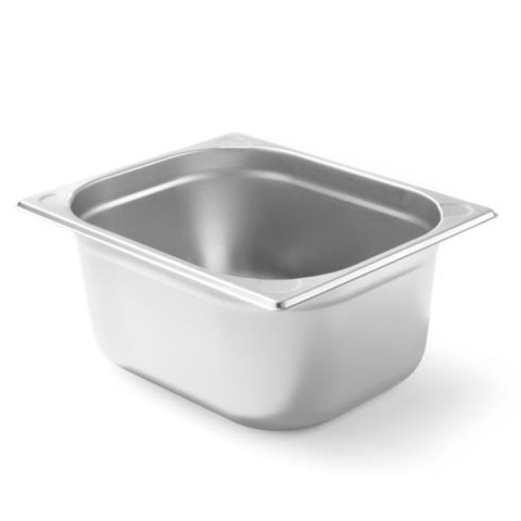 Pojemnik GN 1/2 stalowy Kitchen Line wys. 100 mm - Hendi 806333 Pojemnik GN 1/2 stalowy Kitchen Line wys. 100 mm - Hendi 806333