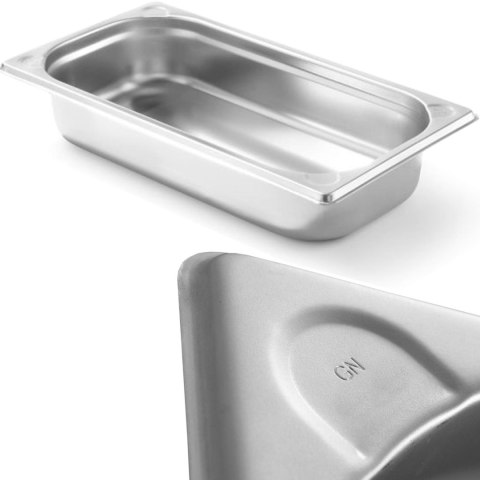 Pojemnik GN 1/4 głębokość 65mm stalowy Kitchen Line - Hendi 806524 Pojemnik GN 1/4 głębokość 65mm stalowy Kitchen Line - Hendi 806524